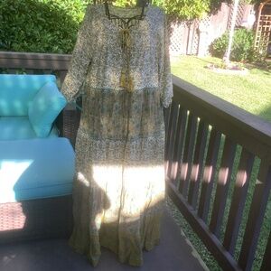 Natural  Life Peasant dress XL  NWOT